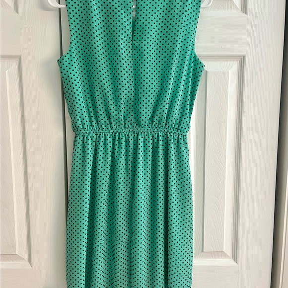 EnFocus Mint Green Polka Dot Dress Size 6P - Picture 4 of 6